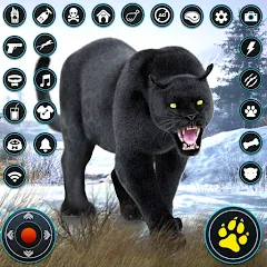 Скачать взломанную Wild Black Panther Games  [МОД Бесконечные деньги] - стабильная версия apk на Андроид