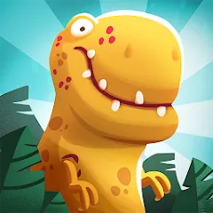 Взломанная Dino Bash: Dinosaur Battle (Дино Баш)  [МОД Все открыто] - стабильная версия apk на Андроид