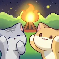 Скачать взломанную Cat Forest - Healing Camp  [МОД Menu] - полная версия apk на Андроид