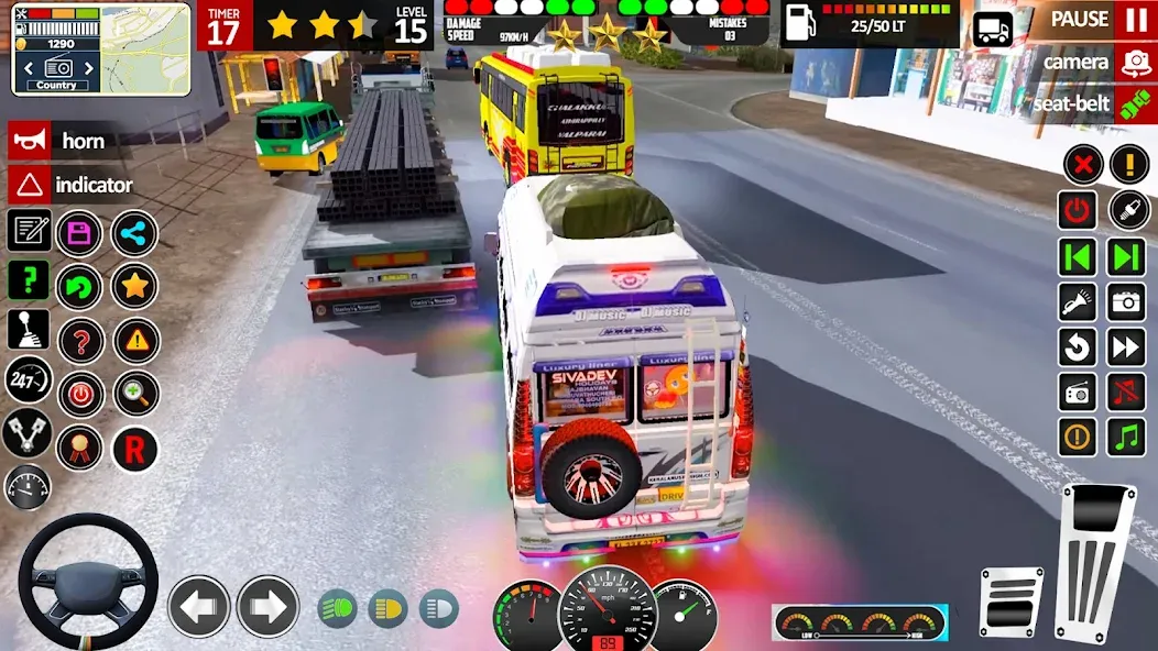 Euro Coach Bus Simulator 3D (Паблик Коуч Бас Драйвинг 3Д)  [МОД Много монет] Screenshot 3