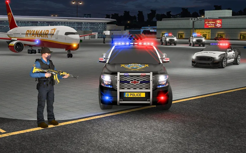 City Police Car Driving Games  [МОД Много монет] Screenshot 4