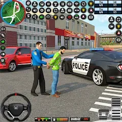 Скачать взлом City Police Car Driving Games  [МОД Много монет] - стабильная версия apk на Андроид