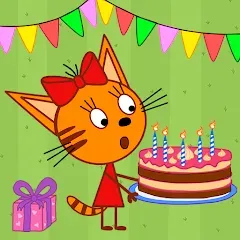 Взломанная Kid-E-Cats: Kids birthday  [МОД Menu] - полная версия apk на Андроид