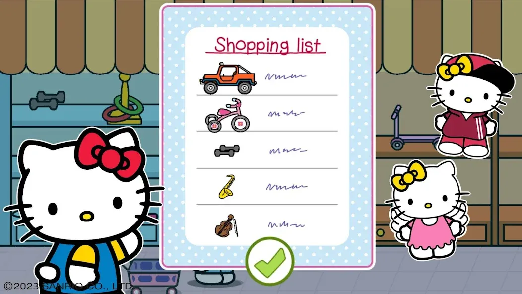 Hello Kitty: Kids Supermarket (Хеллоу Китти)  [МОД Много монет] Screenshot 4