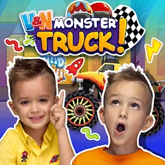 Взломанная Monster Truck Vlad & Niki  [МОД Много монет] - полная версия apk на Андроид