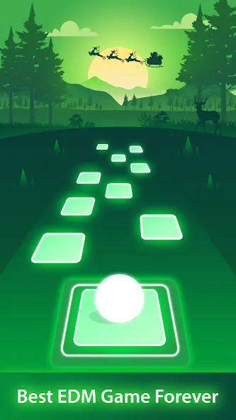 Magic Ball Tiles Hop Music Run (Меджик Бол Тайлз Хоп Мьюзик Ран)  [МОД Unlocked] Screenshot 1