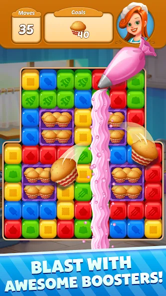 Sweet Cube Blast (Свит Кьюб Бласт)  [МОД Mega Pack] Screenshot 4