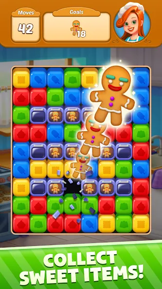 Sweet Cube Blast (Свит Кьюб Бласт)  [МОД Mega Pack] Screenshot 5