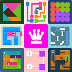 Взломанная Puzzledom - puzzles all in one (Пазлдом)  [МОД Много денег] - стабильная версия apk на Андроид