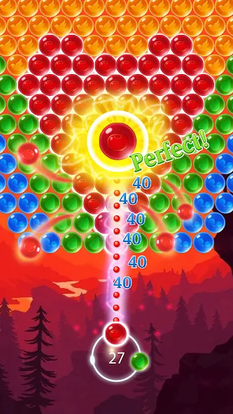 Bubble Shooter Magic Forest (Бабл шутер Магик Форест)  [МОД Бесконечные деньги] Screenshot 1