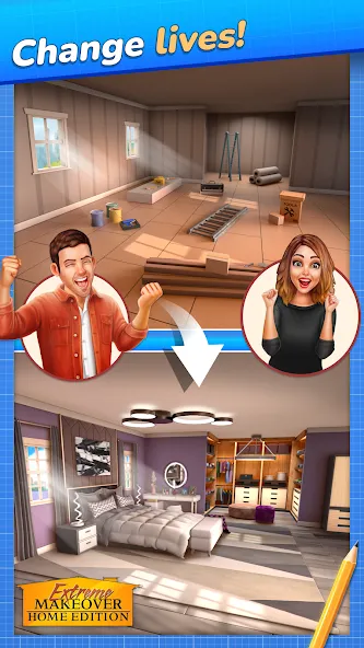 Extreme Makeover: Home Edition (Экстриммакеовер)  [МОД Unlocked] Screenshot 1