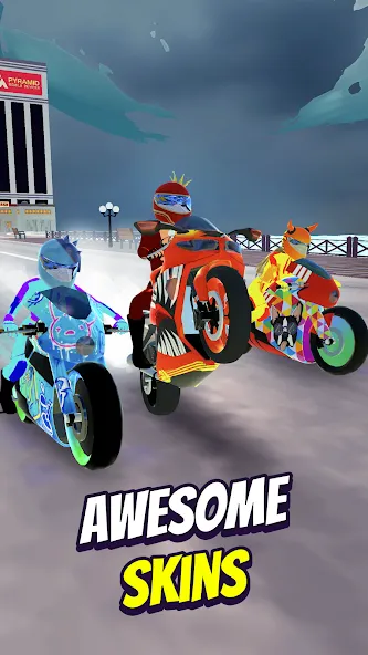 Wild Wheels: Bike Racing (Уайлд Вилз)  [МОД Unlocked] Screenshot 3