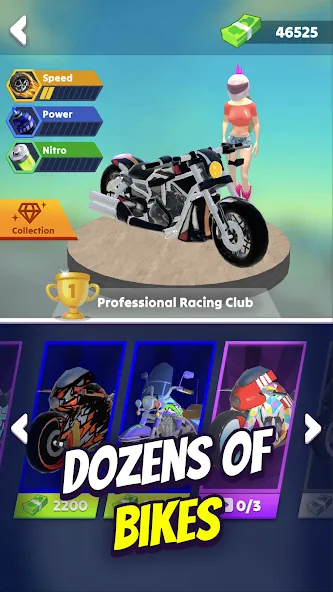 Wild Wheels: Bike Racing (Уайлд Вилз)  [МОД Unlocked] Screenshot 4