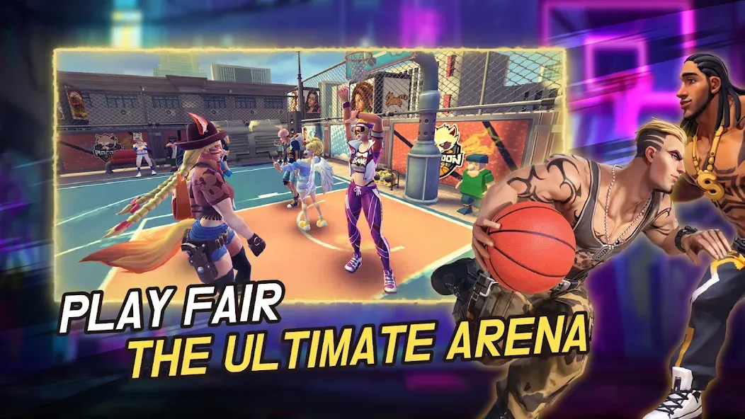 Streetball Allstar (тритбол Оллстар)  [МОД Unlocked] Screenshot 2