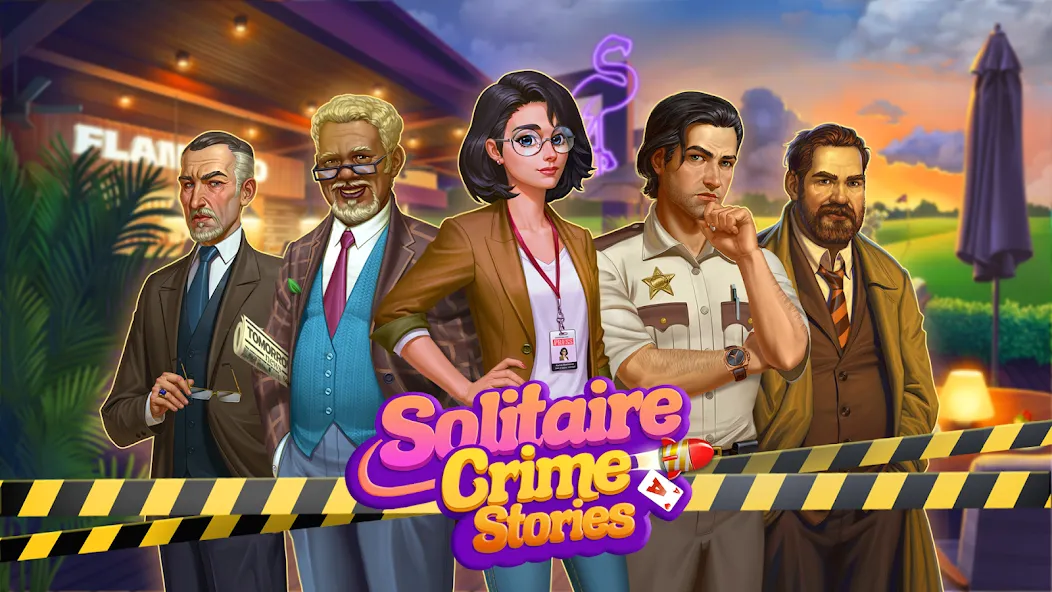 Solitaire Crime Stories  [МОД Unlocked] Screenshot 5