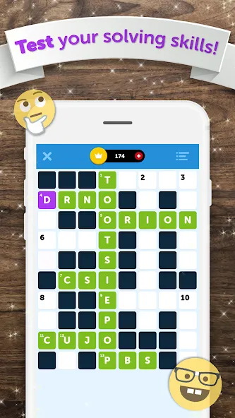 Crossword Quiz (Кроссворд Квиз)  [МОД Много монет] Screenshot 1