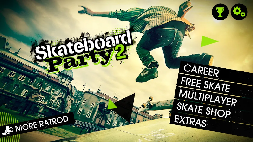 Skateboard Party 2 (Скейтборд вечеринка 2)  [МОД Много монет] Screenshot 2