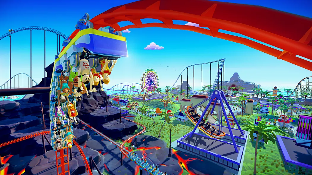 Real Coaster: Idle Game (Реал Коастер)  [МОД Много денег] Screenshot 1