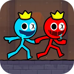 Скачать взлом Red and Blue Stickman 2024 (Ред энд Блу Стикмен 2)  [МОД Много денег] - последняя версия apk на Андроид