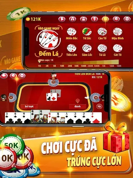 Tiến Lên Đếm Lá - Tien Len  [МОД Menu] Screenshot 5