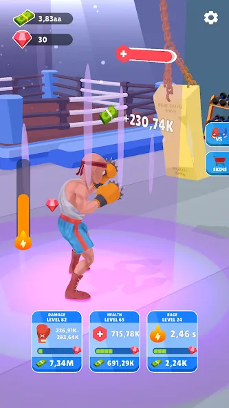 Tap Punch - 3D Boxing (Тап Панч)  [МОД Unlocked] Screenshot 3