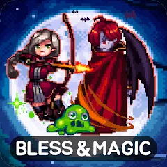 Скачать взломанную Bless & Magic: Idle RPG game  [МОД Много монет] - стабильная версия apk на Андроид