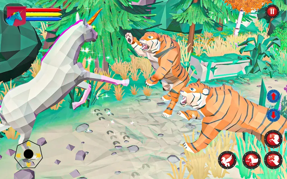 Flying Unicorn Pegasus Games  [МОД Бесконечные деньги] Screenshot 3