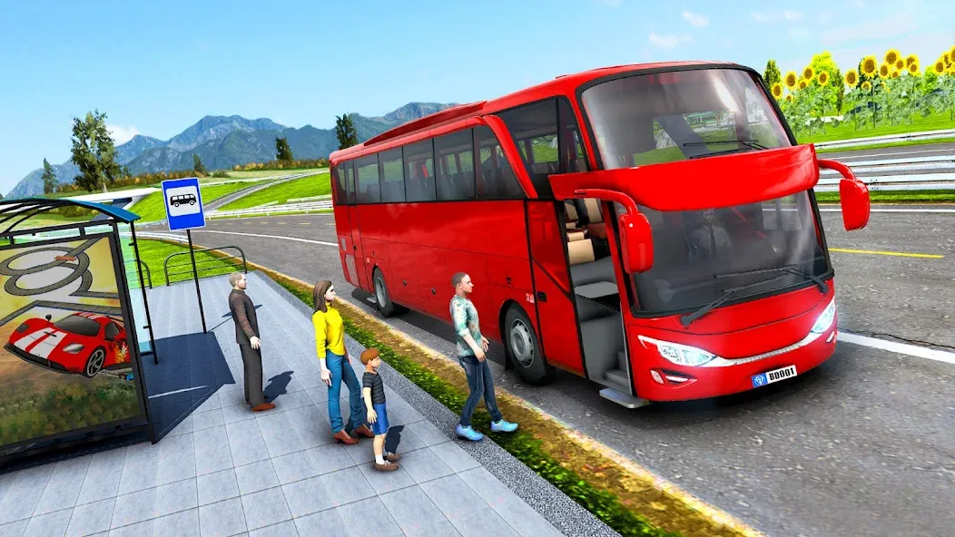 Highway Bus Simulator Bus Game  [МОД Mega Pack] Screenshot 2