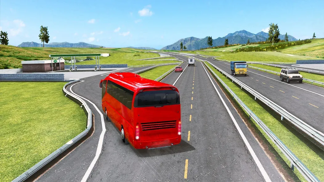 Highway Bus Simulator Bus Game  [МОД Mega Pack] Screenshot 4