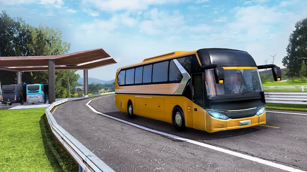 Highway Bus Simulator Bus Game  [МОД Mega Pack] Screenshot 5