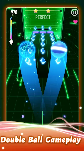 Rolling Twins: Music Ball Rush (Роллинг Твинс)  [МОД Бесконечные монеты] Screenshot 3