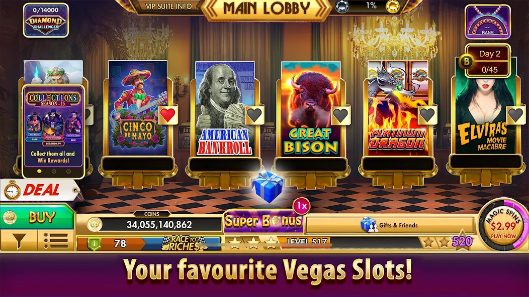 Black Diamond Casino Slots (СЛОТЫ)  [МОД Все открыто] Screenshot 5