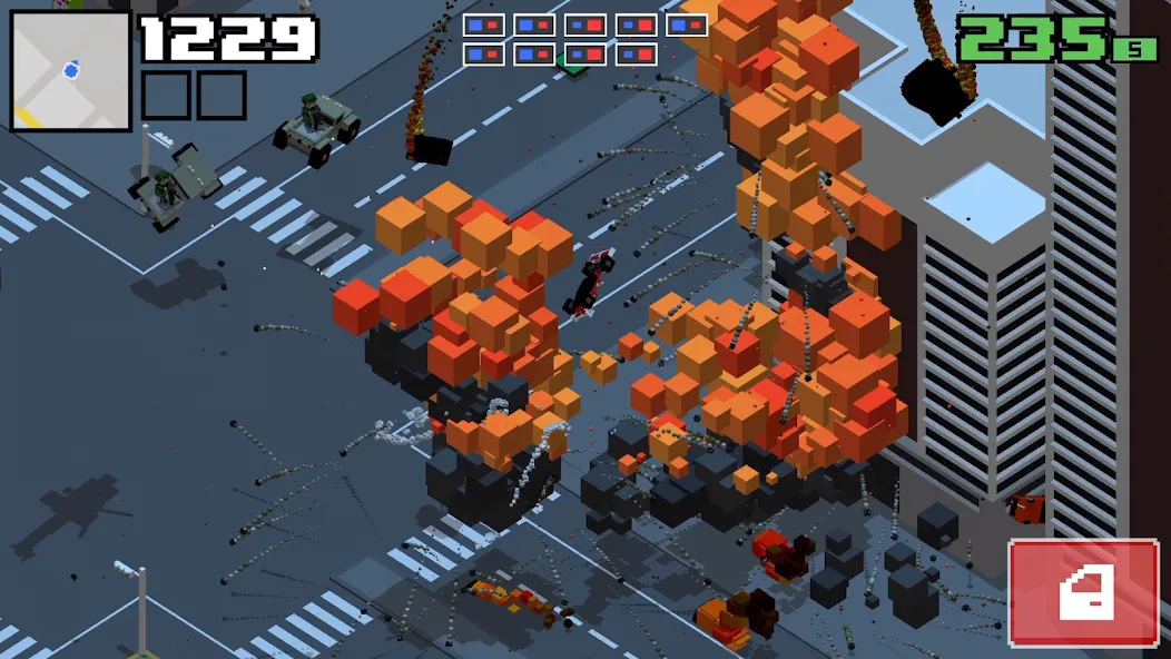 Smashy Road: Wanted 2 (Смэши Роуд)  [МОД Много монет] Screenshot 3