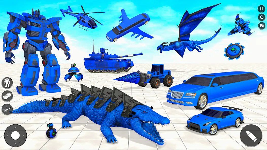 Crocodile Animal Robot Games  [МОД Unlimited Money] Screenshot 1