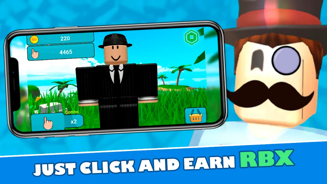 RoClicker - Robux (РоКликер)  [МОД Меню] Screenshot 1