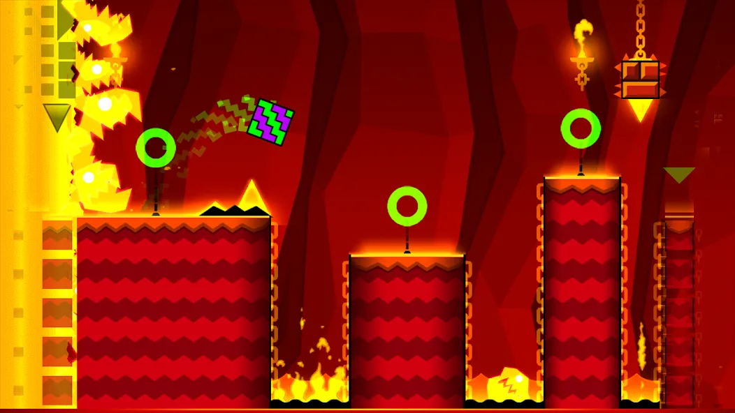 Geometry Dash Meltdown (Геометрия Дэш Мелтдаун)  [МОД Mega Pack] Screenshot 2