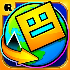 Скачать взломанную Geometry Dash World (Геометри Дэш Ворлд)  [МОД Много монет] - стабильная версия apk на Андроид