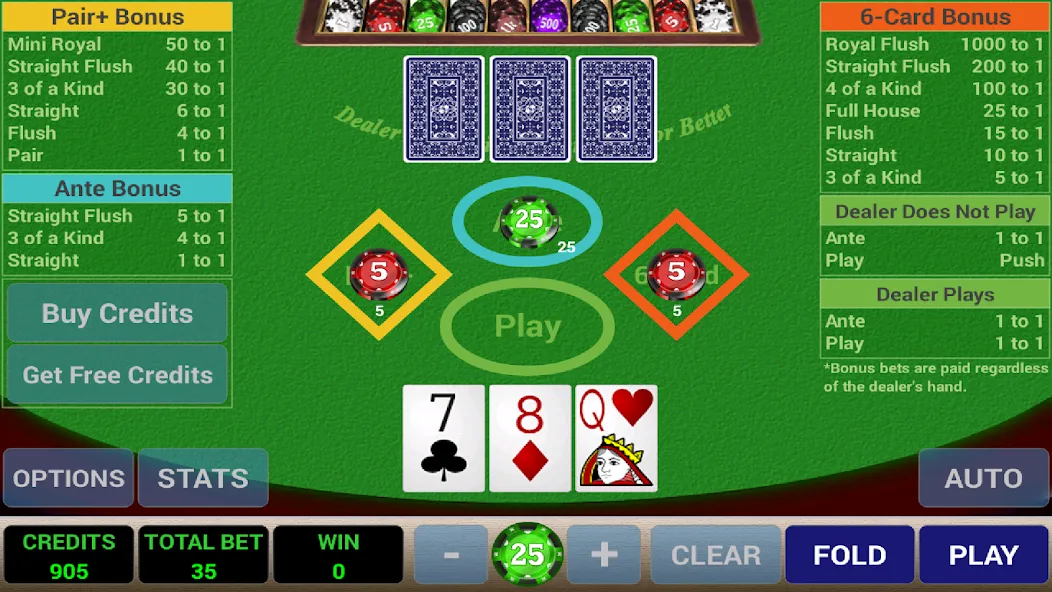 Ace 3-Card Poker (эйс 3)  [МОД Unlocked] Screenshot 2