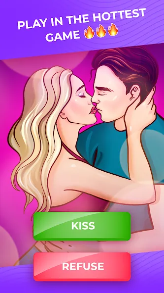 Kiss Me: Kissing Games 18+ (Кисс Ми)  [МОД Unlimited Money] Screenshot 1