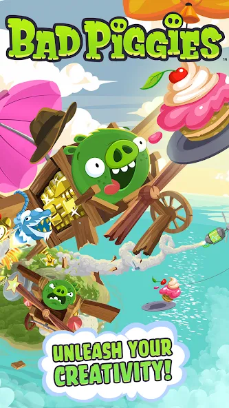 Bad Piggies (Бэд Пиггиз)  [МОД Бесконечные монеты] Screenshot 1