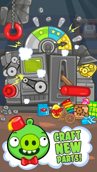 Bad Piggies (Бэд Пиггиз)  [МОД Бесконечные монеты] Screenshot 3