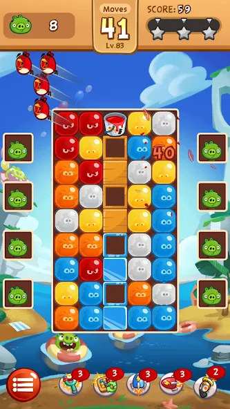 Angry Birds Blast (Энгри Бердс Бласт)  [МОД Unlocked] Screenshot 1