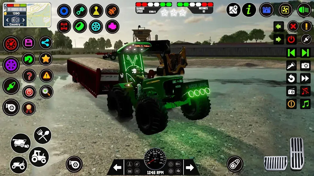 Indian Tractor Farming Games  [МОД Бесконечные деньги] Screenshot 3