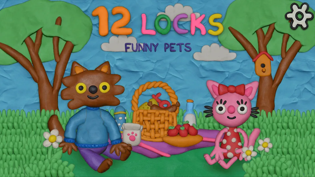 12 Locks Funny Pets (Замков)  [МОД Бесконечные монеты] Screenshot 1