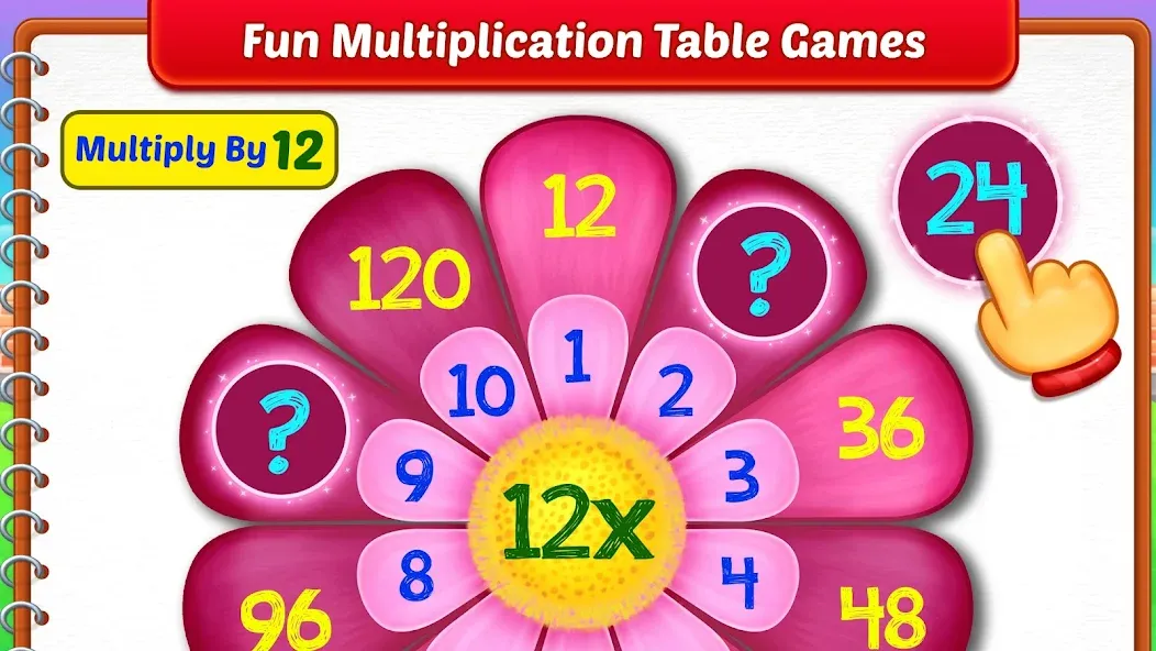 Kids Multiplication Math Games  [МОД Бесконечные монеты] Screenshot 4