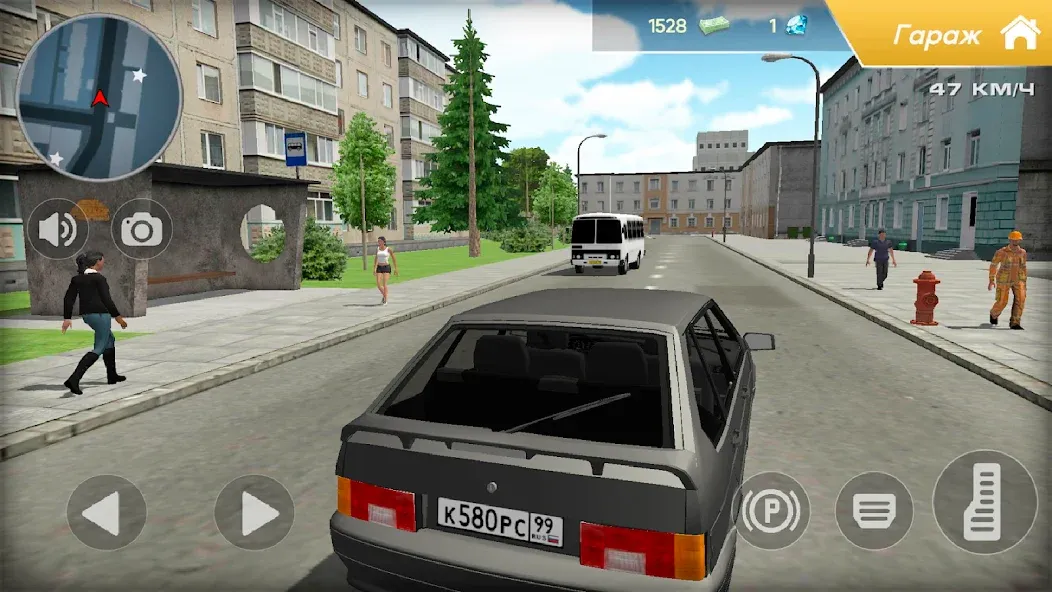 Lada 2114 Car Simulator  [МОД Бесконечные монеты] Screenshot 2