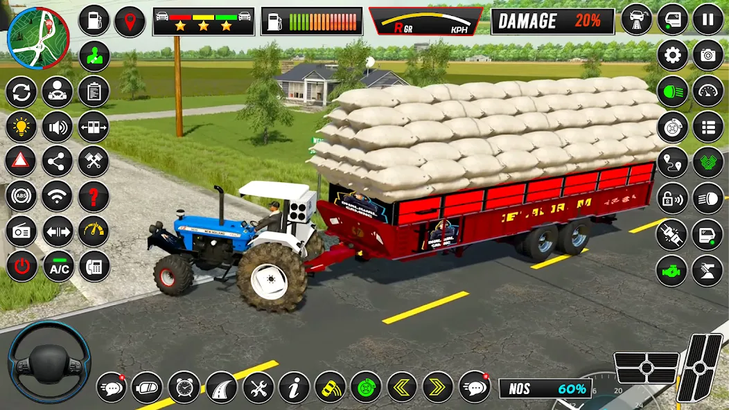 Indian Tractor Simulator Games  [МОД Все открыто] Screenshot 3