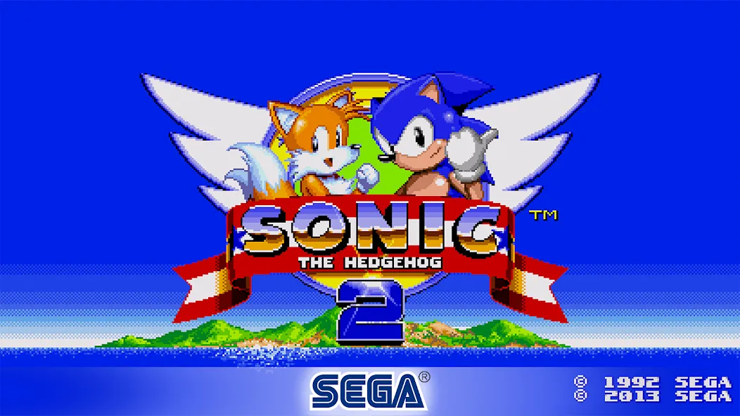 Sonic The Hedgehog 2 Classic (Соник Зе Хеджхог 2 Классик)  [МОД Menu] Screenshot 1