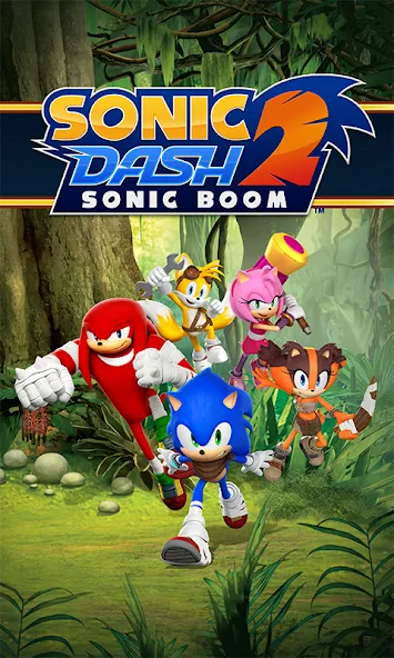 Sonic Dash 2: Sonic Boom Run (Соник Дэш 2)  [МОД Unlimited Money] Screenshot 1