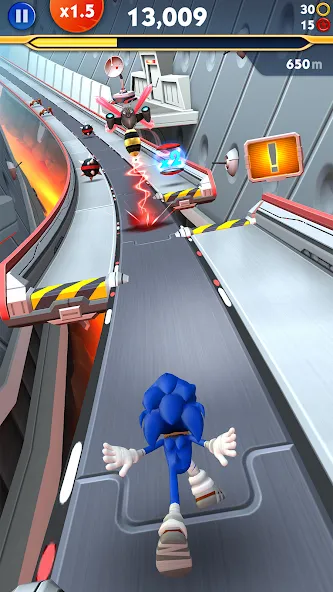 Sonic Dash 2: Sonic Boom Run (Соник Дэш 2)  [МОД Unlimited Money] Screenshot 3